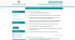 Desktop Screenshot of media.marcushotels.com