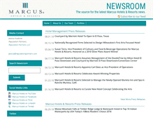 Tablet Screenshot of media.marcushotels.com
